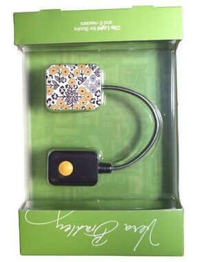 Vera Bradley Go Wild Clip-On Book Light E-Reader Lamp NWT Rare Floral Leopard